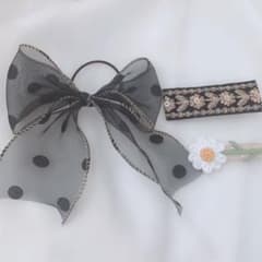 ハンドメイドヘアアクセサリーセットmikabanのサムネイル