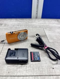 デジカメ　CASIOカシオ　オレンジ　希少カラー EX-S00 専用ケース付き デジカメ CASIOカシオ オレンジ 希少カラー EX-S00 専用ケース付き