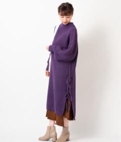 売りつくし！Kastane ハイネックビックスリットニット ワンピースのサムネイル