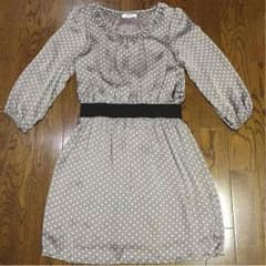 【☆yuka☆様専用】ナチュビドットワンピースのサムネイル