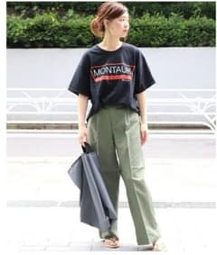 ★専用★JOURNAL STANDARD　リネンコットン　ワイドスラックスパンツのサムネイル