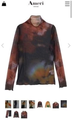 アメリ MIRANDA TAIDAI SHEER TURTLE TOPのサムネイル