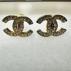 CHANEL イヤリング ココマーク ラインストーン 2084のサムネイル