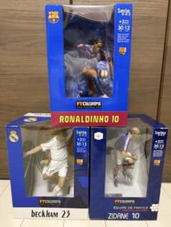 FT CHAMPS ロナウジーニョ　ジダン　ベッカム 30cm 未開封
