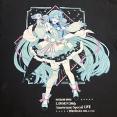 907 初音ミク ローソン 50周年 オフィシャルTシャツ Sサイズ - メルカリ