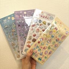 【正規品】【匿名配送】2026年夏限定BGM きゅるるんシール 4種セットのサムネイル