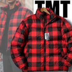 定8.8万 M ティーエムティー TMT ダウンジャケット ブルゾン チェック 