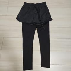 ショートパンツ一体型レギンス ブラックのサムネイル