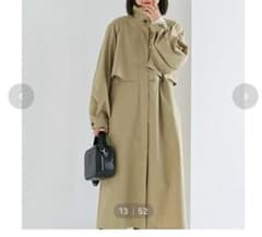 完売】最終お値下げ！ラビアンジェ⭐︎洗える スタンドカラー トレンチ