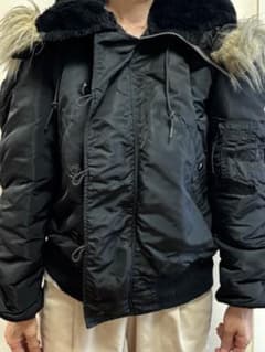 ALPHAINDUSTRIES N-2B USA製ヴィンテージフライトジャケットのサムネイル