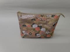 【Sale】ポーチ ハンドメイド 帯リメイク 京都西陣織 正絹袋帯地 60のサムネイル