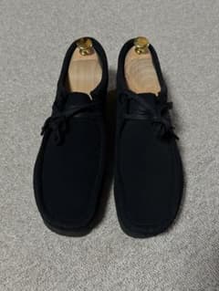 Clarks Wallabee Black ワラビー スエード UK9 ブラック - メルカリ