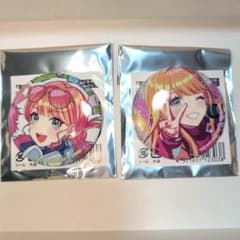 学マス 学園アイドルマスター ミラクルナナウ グリッター缶バッジ 紫雲