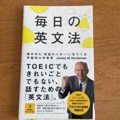 毎日の英文法 頭の中に「英語のパターン」をつくるのサムネイル