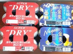アサヒスーパードライ＆新金麦 350ml缶セットのサムネイル