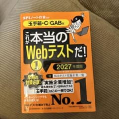 これが本当のWebテストだ! 1 玉手箱・C-GAB編 2027年度版のサムネイル