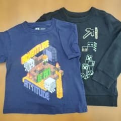GAP KIDSトレーナー　UNIQLO Tシャツ Minecraftのサムネイル