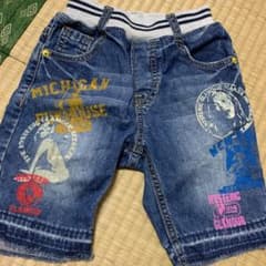男の子デニムハーフパンツ120cmのサムネイル