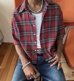 [Trend] Red checkered shirt Y2K