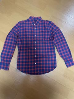 Gap スリムフィット ネイビー/レッドチェック Sのサムネイル