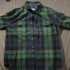 Gap ネルシャツ グリーン チェック柄のサムネイル