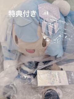 最終値下げ 初音ミク 雪ミク どでかジャンボぬいぐるみ - メルカリ