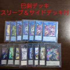 遊戯王【巳剣】デッキ スリーブ＆サイドデッキ付” 遊戯王【巳剣】デッキ スリーブ＆サイドデッキ付” - メルカリ