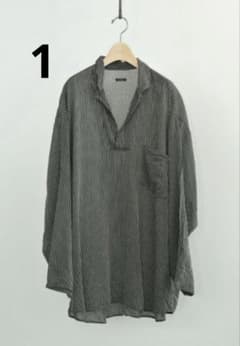 26SS 未使用品 COMOLI コモリ ストライプ スキッパーシャツ 1 26SS comoli ストライプ スキッパーシャツ サイズ1 新品未使用 - メルカリ