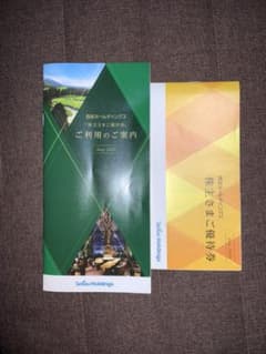 西武ホールディングス株主優待のサムネイル