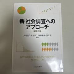新・社会調査へのアプローチ 論理と方法のサムネイル