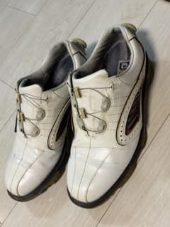 FootJoy ゴルフシューズ ダイヤル式 ホワイト - メルカリ