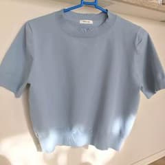 FRAY I.D 水色半袖ニット♡のサムネイル