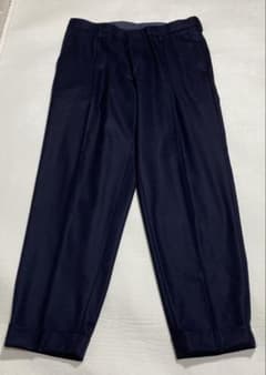kolor【カラー】 フラノスラックス ネイビー タグ付き サイズ3 - メルカリ