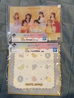 FRUITS ZIPPER 이치 반 쿠지 아크릴 보드 B상 E상 세트