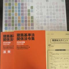2026年版】建築基準法 法令集 日建学院 インデックス・追録付 ほぼ未