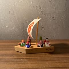 昭和レトロ 東海七福神 土人形 ミニチュア 縁起物 コレクション 郷土