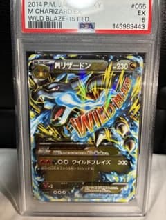 せ*ん様 美品 M リザードン EX RR ワイルドブレイズ055/080 - メルカリ