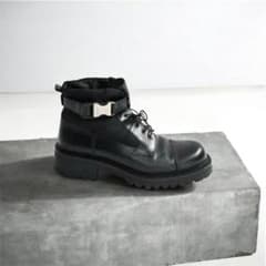 [Rare] PRADA Archive Side-Release Buckle Boots, Size 27