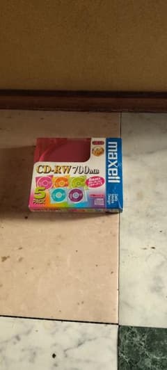 maxell CD-RW 700MB 5枚パック カラーミックスのサムネイル