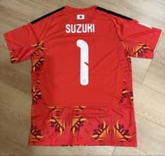 サッカー日本代表 鈴木彩艶 ユニフォーム W杯 パッチ付き - メルカリ