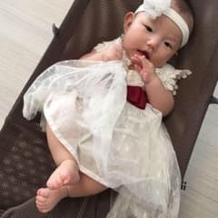 新生児ドレス Baby dressのサムネイル