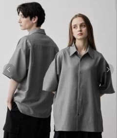 【CLEL】 TR ルーズ半袖レギュラーカラーシャツのサムネイル