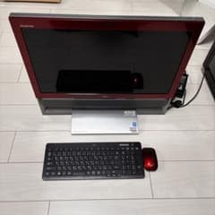 美品】NEC デスクトップPC VALUESTAR VN770 レッド モニタ - メルカリ