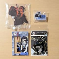 鬼滅の刃 獪岳 アクスタ お名前バッジ 木札根付 螺鈿風アクリルキーホルダー