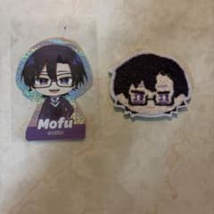 カラフルピーチ Mofu シール 刺繍ワッペン 2点セットのサムネイル