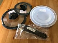 【お値下げ】T-fal ティファール 　とって　ガラス蓋　セットのサムネイル