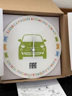 FIAT】フィアット500 掛時計 アクリル製ウォールクロック - メルカリ