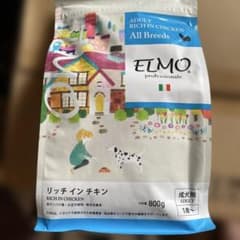 ELMO ドッグフード リッチインチキン 成犬用 800g - メルカリ
