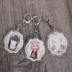 スパイファミリー　フォージャー家　アーニャ&ヨル&ロイド　キーホルダーのサムネイル