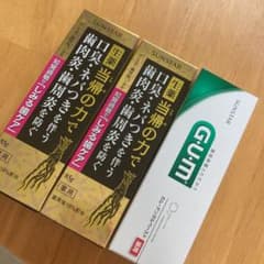 サンスター　ガム　生薬当帰薬用サンスター塩ハミガキ知覚過敏でしみる歯ケアのサムネイル